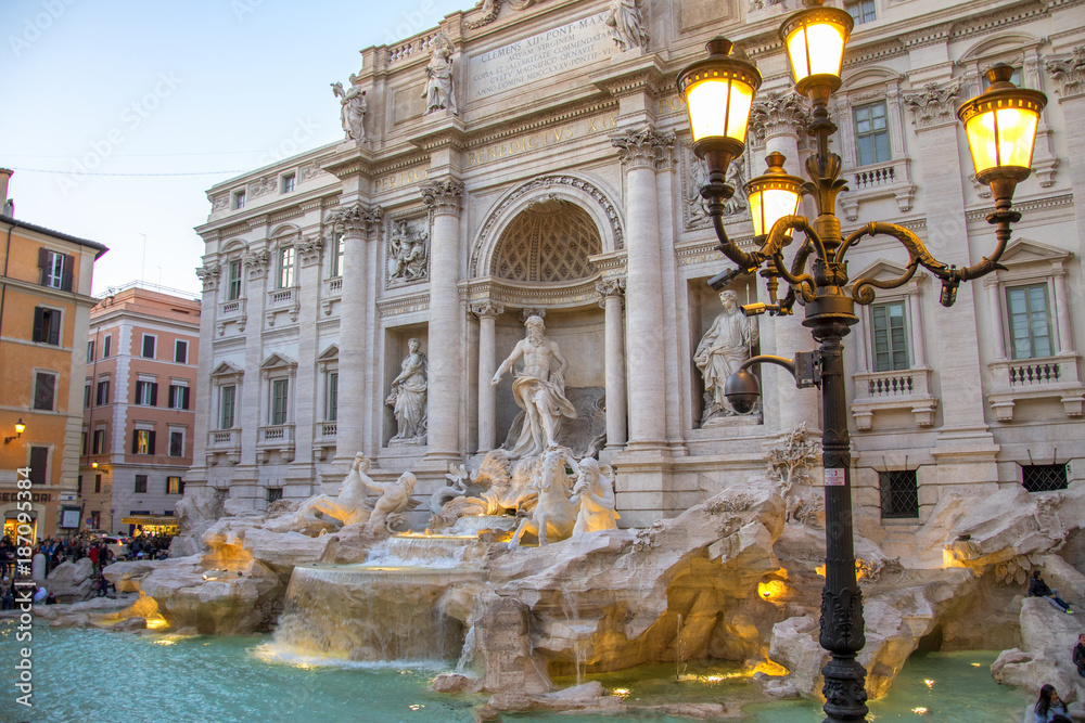 beautiful Rome at Christmas time