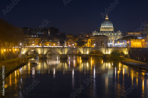 beautiful Rome at Christmas time