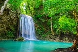 waterfall in the tropical forest where is in Thailand National Park