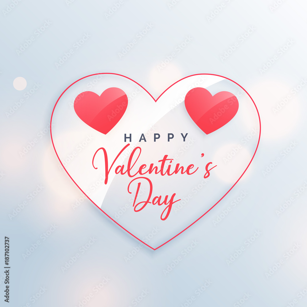 happy valentine's day beautiful poster design
