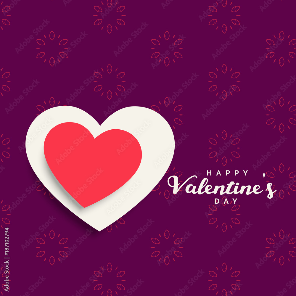 background of valentine's day celebration with red and white heart