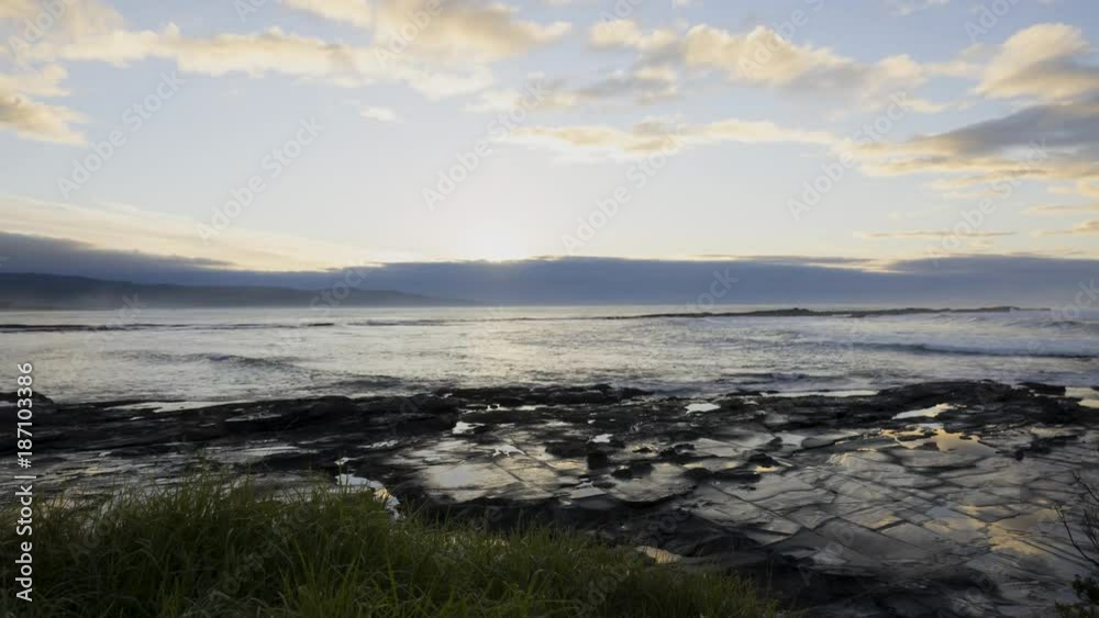 Morning sunrise time lapse at Mill Beach Durras Morning sunrise time lapse at Mill Beach Durras