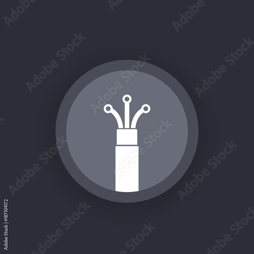 optic cable vector icon