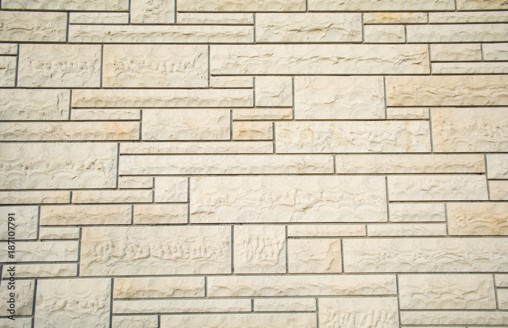 Obraz premium black and white brick wall art concrete or stone texture background in black, grey and colors