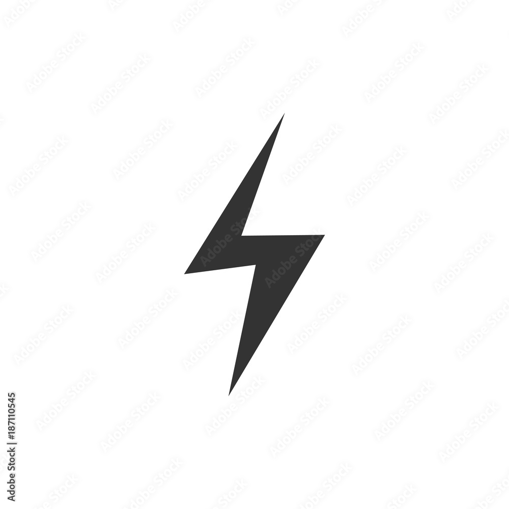 Lightning Icon Vector Template Design Lightning Icon Vector Template Design