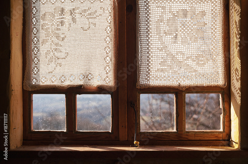Old Window and Embroidery