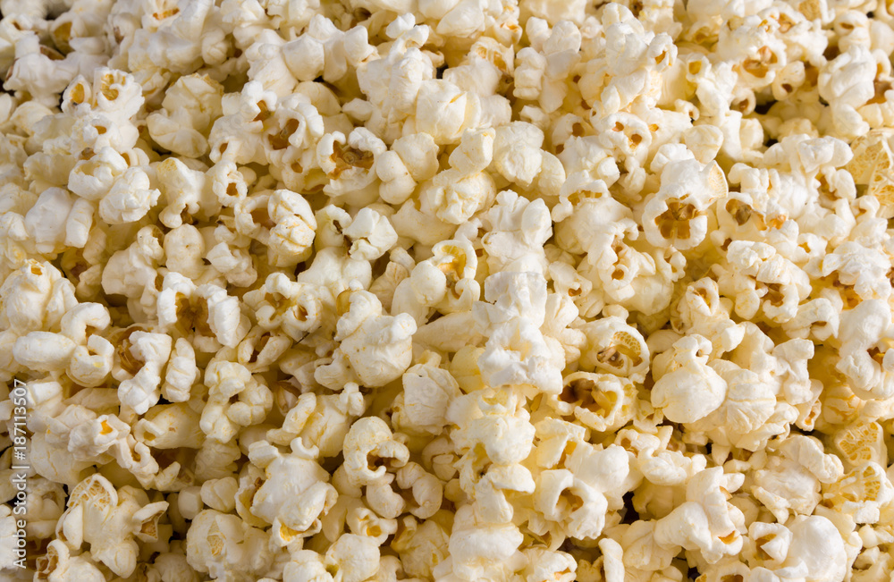 Texture of popcorn from corn Texture of popcorn from corn