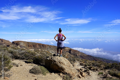 el teide montana guajara teneryfa ocean 