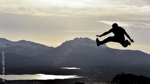 Cuadro en lienzo active, dynamic, lively and healthy people