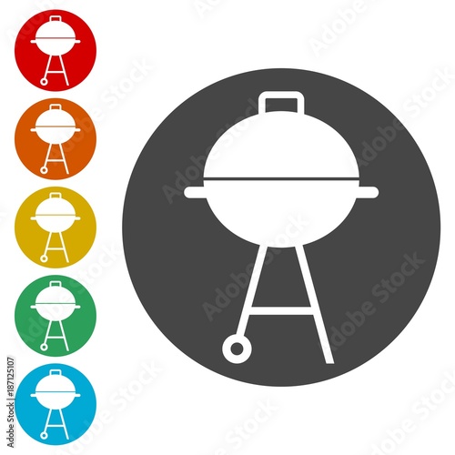 BBQ, Grill Or Barbecue icon 