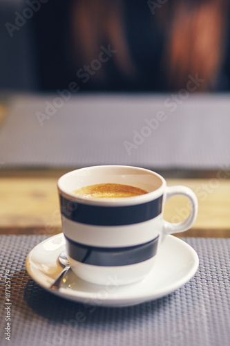 Close-up of a wonderful cup of coffee