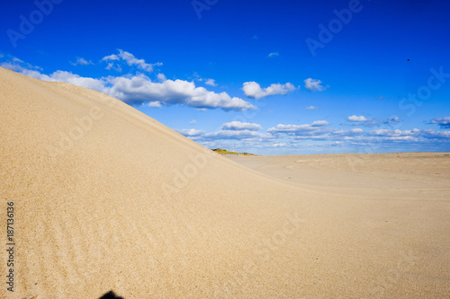 Sun Sand Clouds Blue Sky