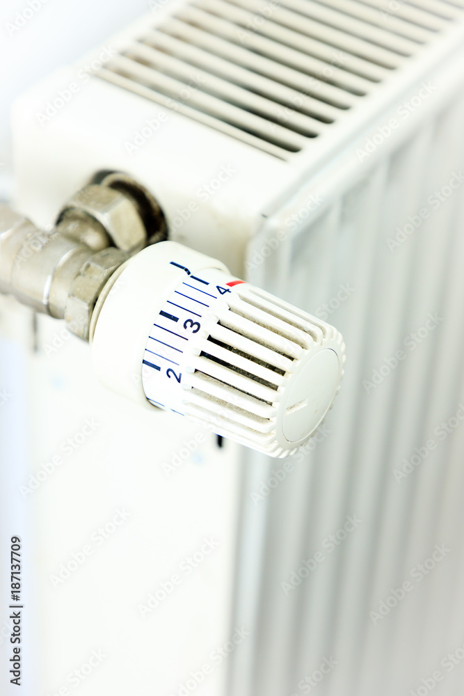 Detail of a heater in the apartment Detail of a heater in the apartment