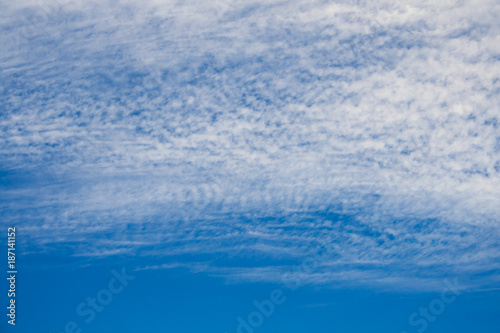 Layered clouds as background, texture
