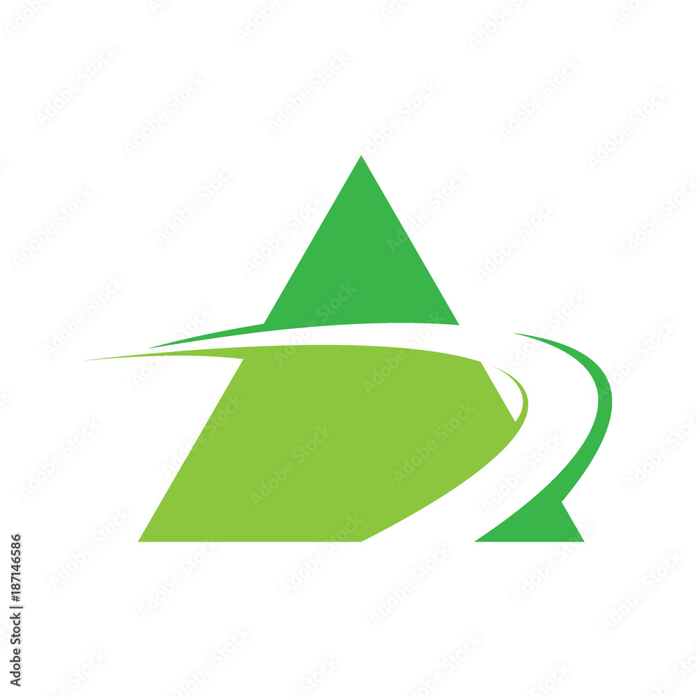 Fototapeta premium triangle logo