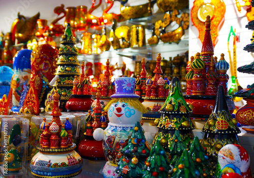 Saint-Petersbourg, Russia, souvenirs shop
