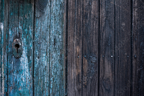 Old grunge wood texture background. Vertical wood planks