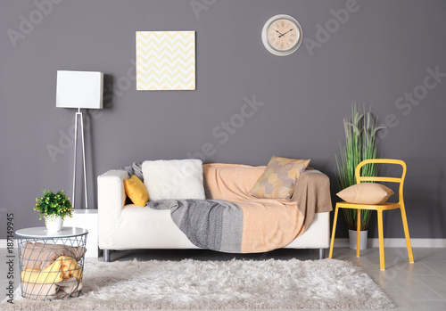 Interior of modern room wit...