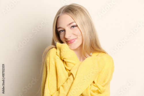 Young beautiful smiling wom...