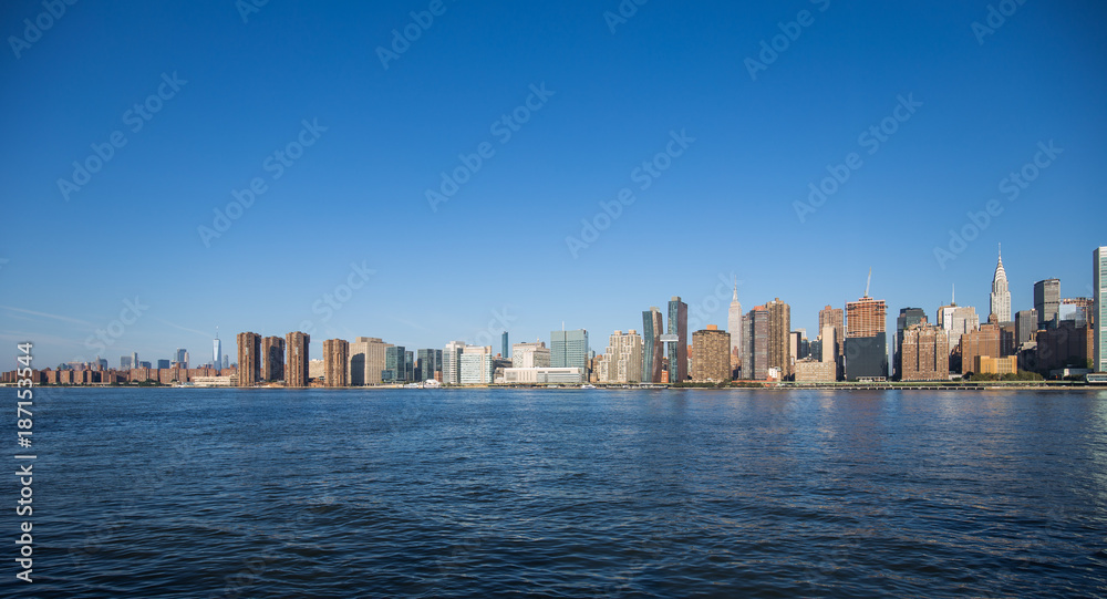View of New York City skyline from Brooklyn View of New York City skyline from Brooklyn