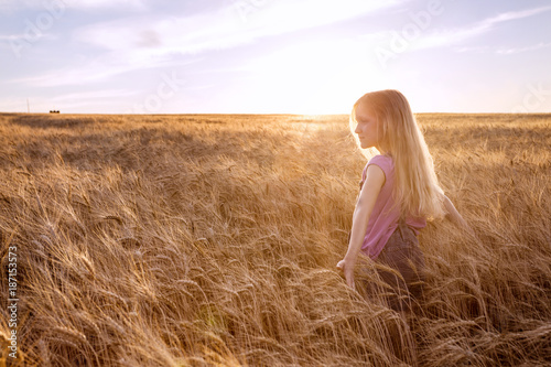 girl at the field