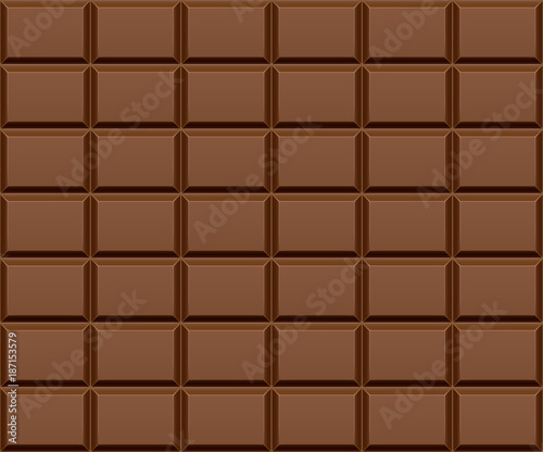 Chocolate seamless texture, vector.