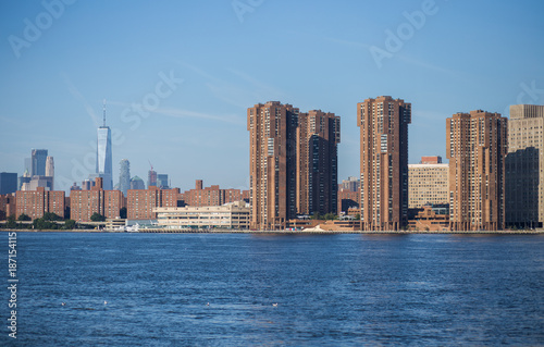 View of New York City skyline from Brooklyn 