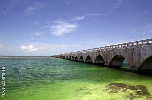 Old Seven Mile Bridge Florida Keys © nlphoto
