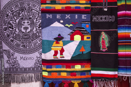 TYPICAL ARTISAN ETHNIC CLOTHING OF THE CITY OF PUEBLA MEXICO DRESS