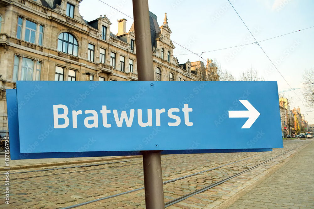 Schild 211 - Bratwurst