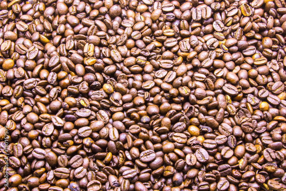 Background of coffee beans Background of coffee beans