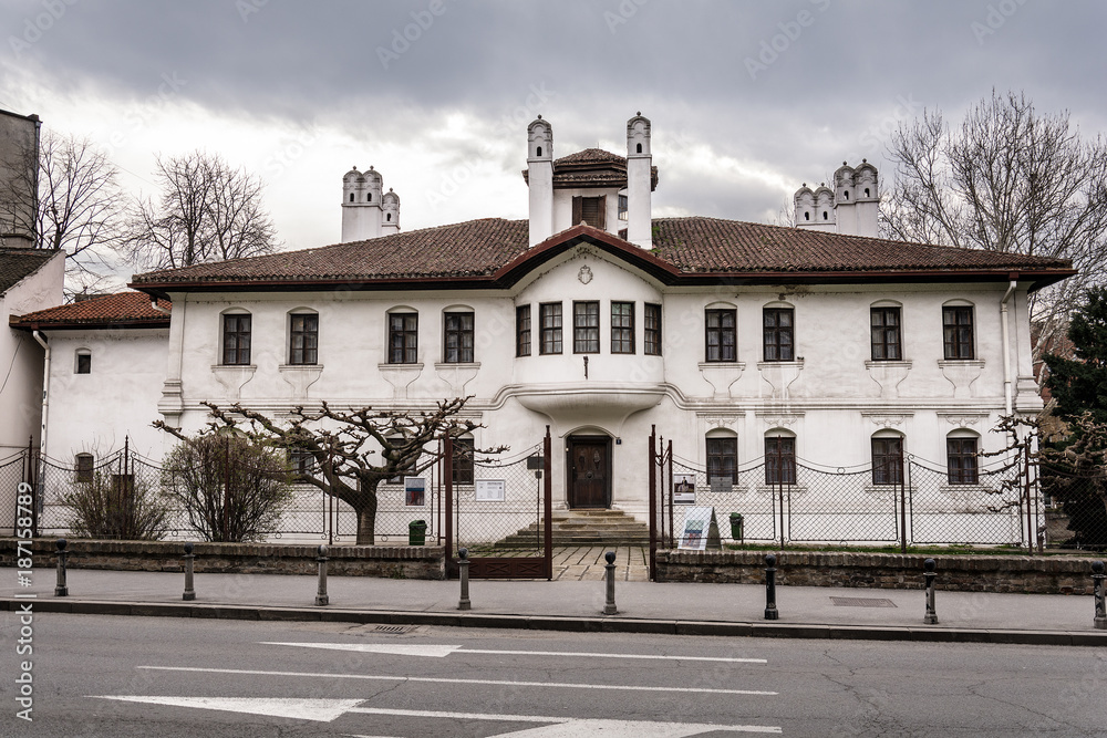 Naklejka premium Belgrade, Serbia March 03, 2016: Princess Ljubica's Residence is located in Belgrade, in the street kneza Sime Markovica 8.