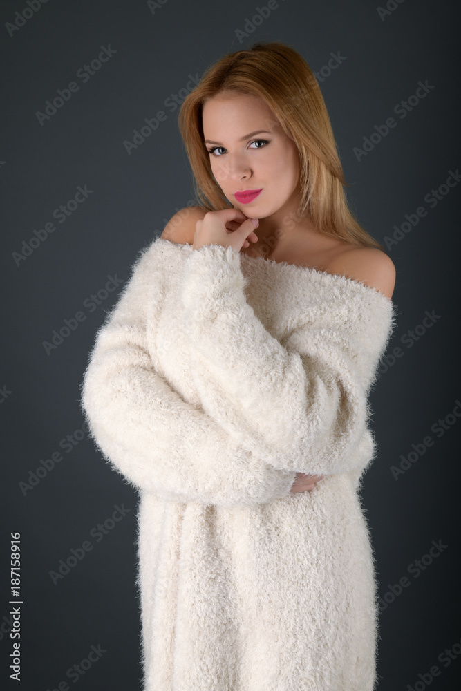 Portrait of beautiful blonde woman Portrait of beautiful blonde woman