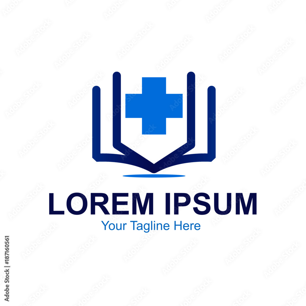 Fototapeta premium health book logo