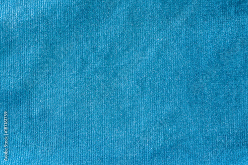 texture of a blue cotton fiber surface forming a fabric, abstract background