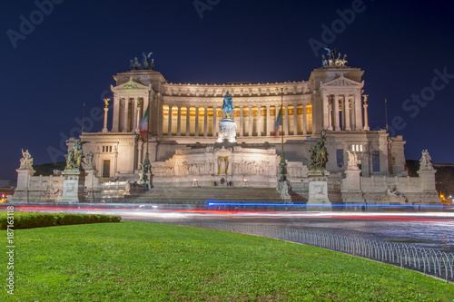 Beautiful Rome at christmas time photo