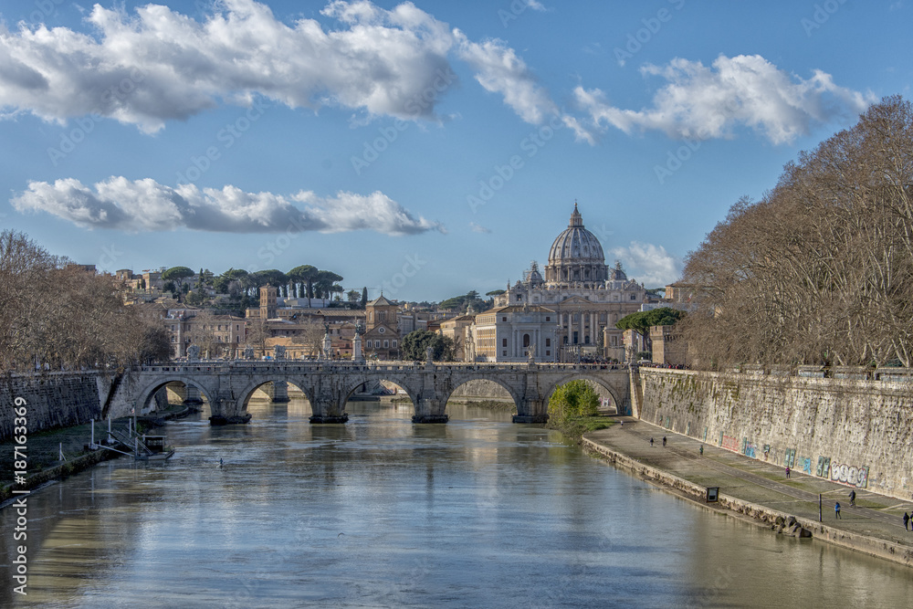 Beautiful Rome at christmas time