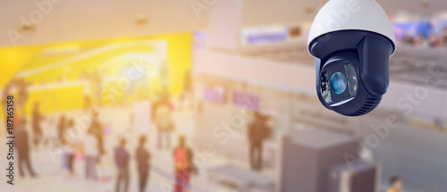 Closed-circuit television,Security CCTV camera or surveillance system in background of Checkpoint - Body and bag Luggage Scan Machine ,Secure Airport Check In,vintage color