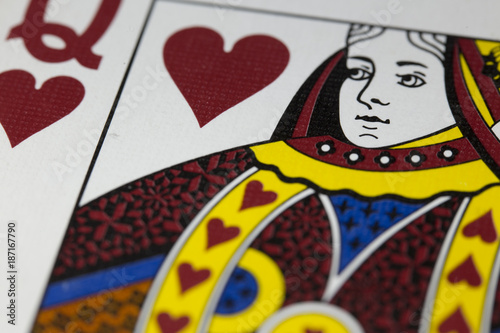 A Queen of Hearts from a Deck of Cards