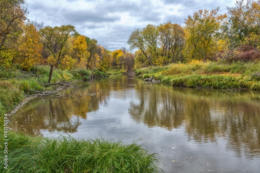 Seine River in Fall