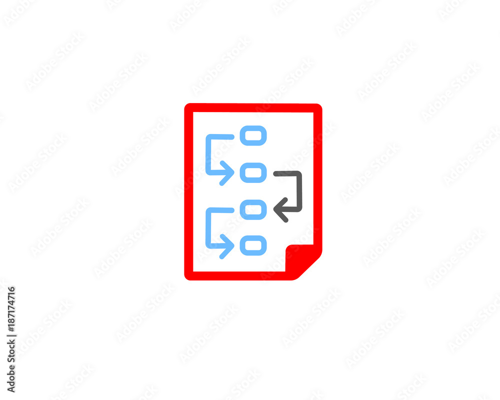 Modern Business Planning Icon