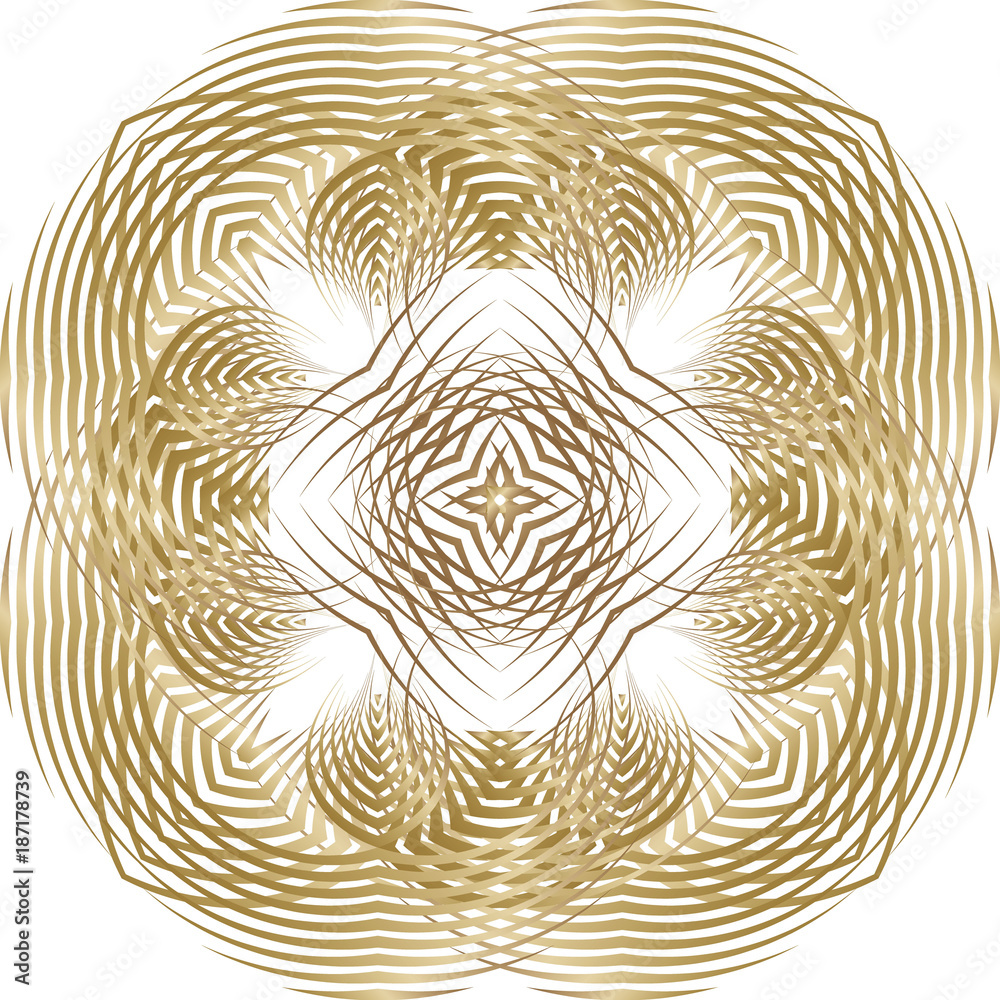 Geometric seamless pattern. Creative gold ornament. Vector abstract background. Geometric seamless pattern. Creative gold ornament. Vector abstract background.
