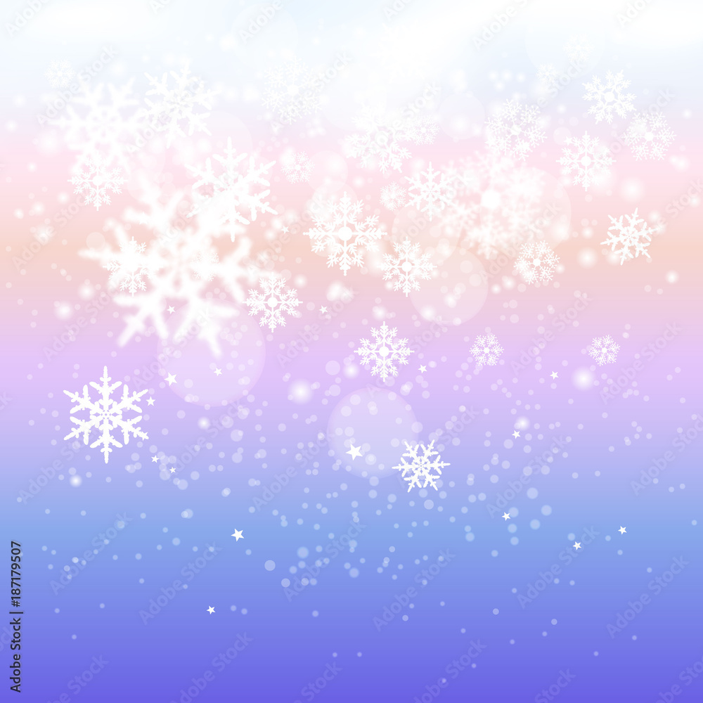 background with snowflakes falling from the sky background with snowflakes falling from the sky