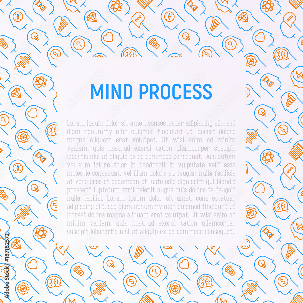 Mind process concept with thin line icons set: intelligence, passion, conflict, innovation, time management, exploration, education. Modern vector illustration for web page, print media. Mind process concept with thin line icons set: intelligence, passion, conflict, innovation, time management, exploration, education. Modern vector illustration for web page, print media.