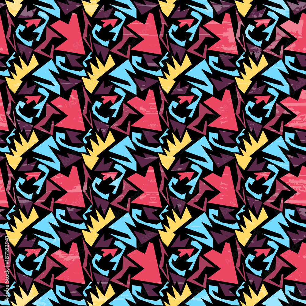 Obraz premium beautiful abstract geometric seamless pattern