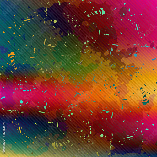 bright psychedelic abstract grunge background texture for your design quality vector illustration