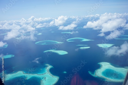 サンゴ礁の島
