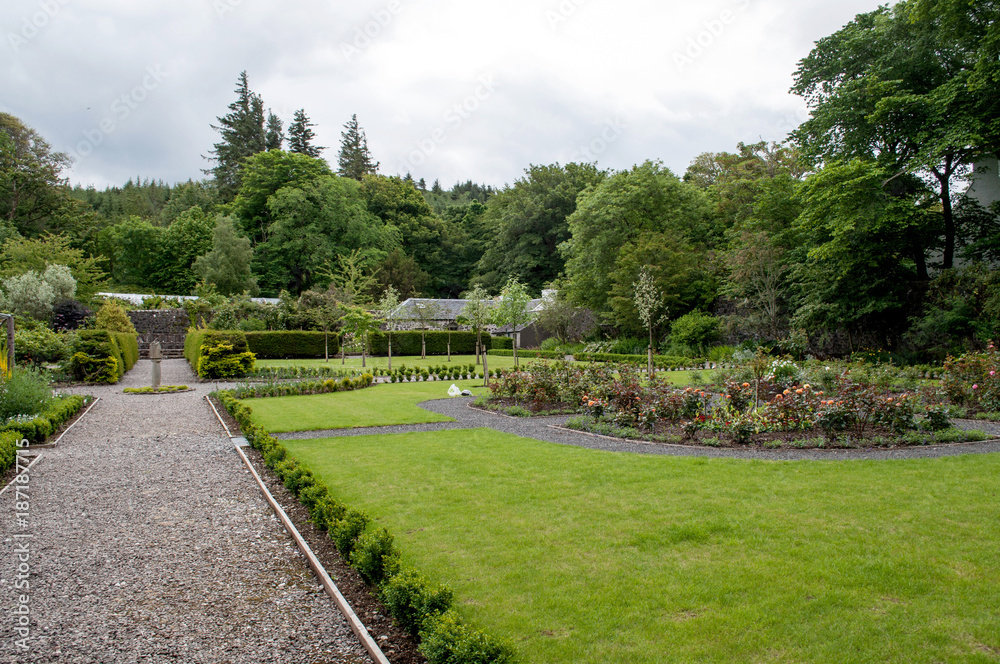 The nature park at Dunvegan Castle in Scotland The nature park at Dunvegan Castle in Scotland
