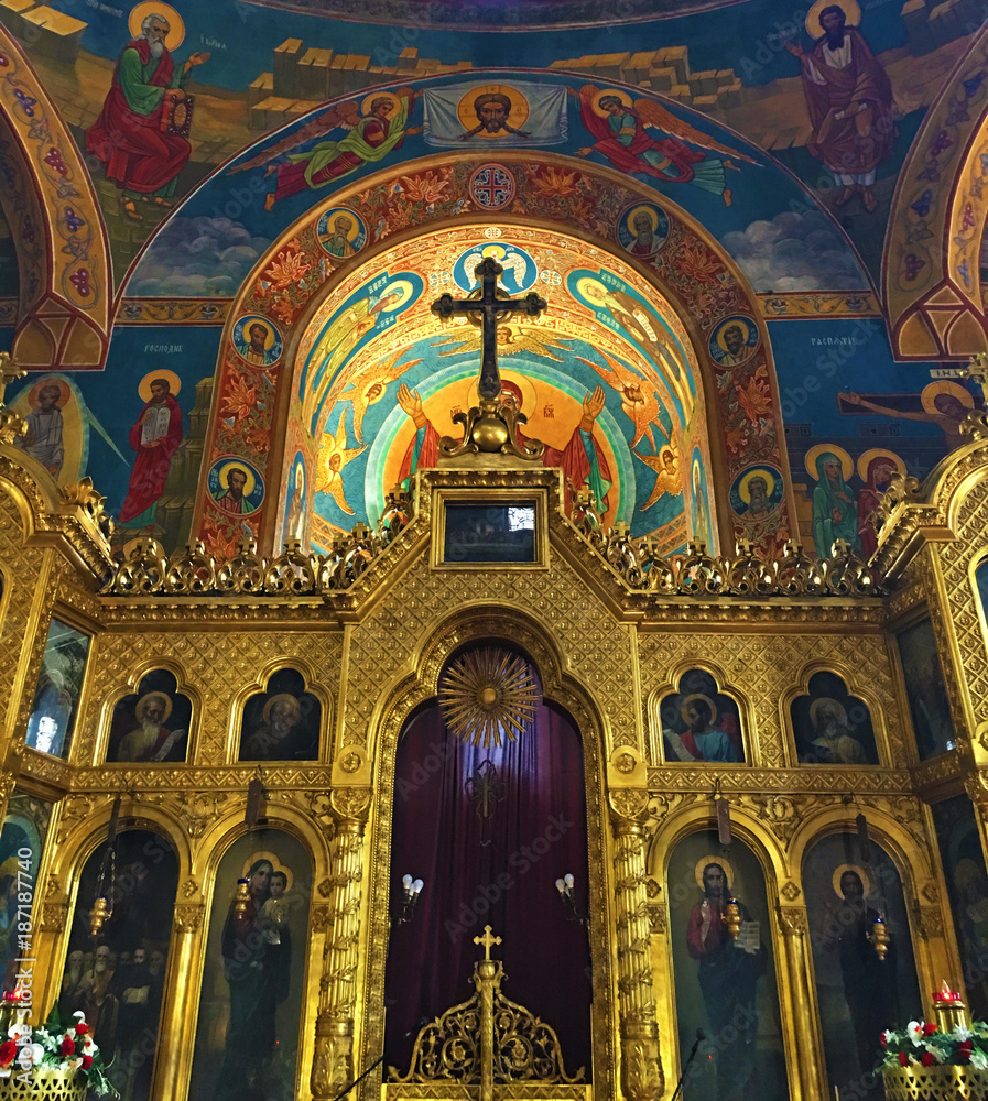 Inside St. Sedmochislenitsi Church