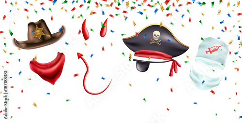 Carnival Background isolated